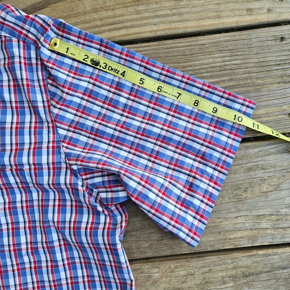 George Mens Classic Fit Button Up Short Sleeve Shirt Multi Color XL (46-48) - Picture 8 of 9